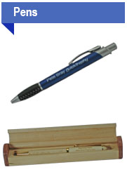 Custom engraved personalized ink pens for business advertising, personal or gift sets.