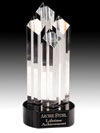 Crystal 4 Column Diamond Award
