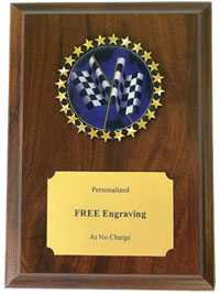 Go Kart Insert Plaque