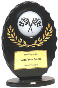 6" Oval BMX Award