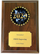 Year 2025 Award Plaque