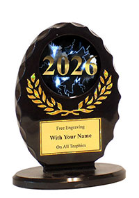 5 inch Oval Year 2026 Award