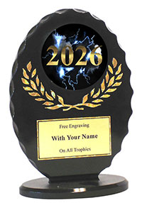 6 inch Oval Year 2026 Award
