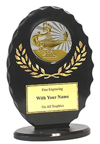 6 inch Oval Academic Award