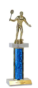 12 inch Badminton Double Marble Trophy