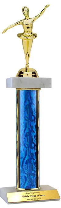 14 inch Ballet Double Marble Trophy