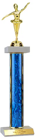 16 inch Ballet Double Marble Trophy