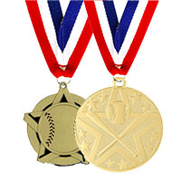 Baseball Award Medals