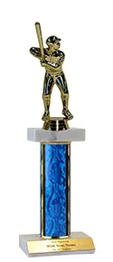 12 inch Baseball Double Marble Trophy