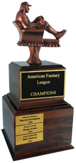 Perpetual Fantasy Baseball Player Trophy