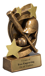 Baseball Star Performer Trophy