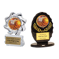 Basketball Acrylic Awards