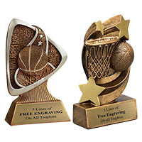 Basketball Resin Trophies