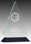 basketball  Acrylic Triangle
