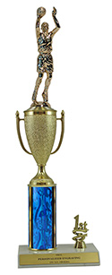 14" Basketball Cup Trim Trophy