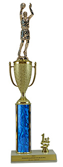 16" Basketball Cup Trim Trophy