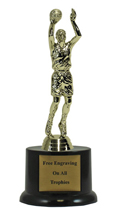 7" Pedestal Basketball Trophy