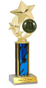 9" Bowling Spinner Trophy