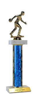 14 inch Bowling Double Marble Trophy
