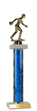 16 inch Bowling Double Marble Trophy