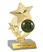 5" Bowling Spinner Trophy