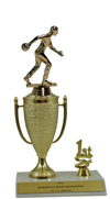 10" Bowling Cup Trim Trophy
