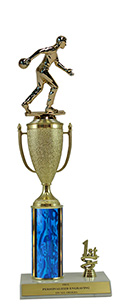 14" Bowling Cup Trim Trophy