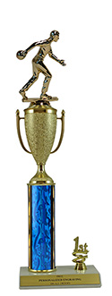16" Bowling Cup Trim Trophy