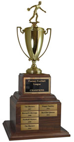 Perpetual Bowling Metal Cup Trophy