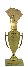 10" Cards Cup Trophy