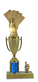 12" Cards Cup Trim Trophy
