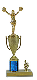 12" Cheerleading Cup Trim Trophy