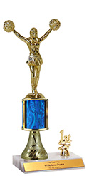 10 inch Excalibur Cheerleading Trim Trophy