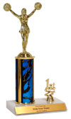 10" Cheerleading Trim Trophy