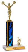 12" Cheerleading Trim Trophy