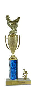 12" Chicken Cup Trim Trophy