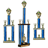 Cornhole Multi-column Championship Trophies