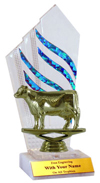 "Flames" Cow Trophy