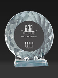 8 1/2" Crystal Plate