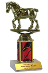 7" Draft Horse Trophy
