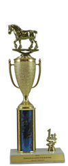 13" Draft Horse Cup Trim Trophy
