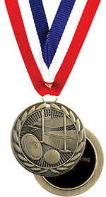 Economy Engraved Track & Field Medal