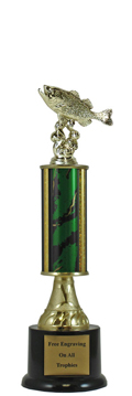 13" Bass Pedestal Trophy