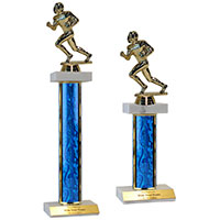 Football Double Marble Trophies