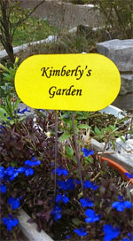 Small Oval Garden Sign