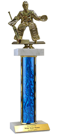 Medium Hockey Goalie Double Marble