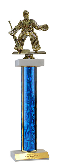 Large Hockey Goalie Double Marble