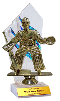 Flames Hockey Goalie Trophy