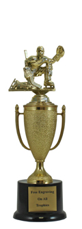 11" Goalie Cup Pedestal Trophy