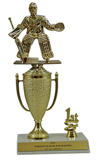 Basic Hockey Goalie Cup Trim Trophy